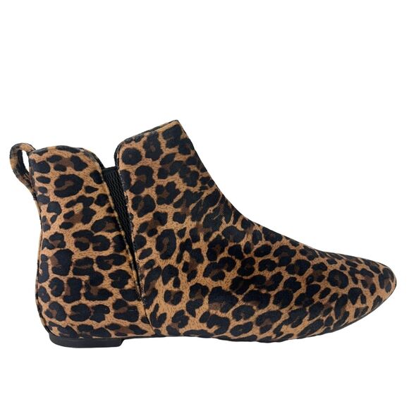 Born Remo Leopard Print Ankle Boots Booties Womens Size 6 - Picture 3 of 6